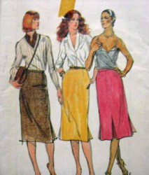 6792 1970S LONGER STRAIGHT SKIRT PLEATS PATTERN  16